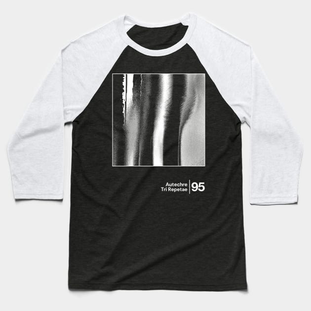 Autechre / Minimal Graphic Artwork Design Baseball T-Shirt by saudade